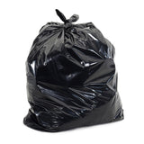 Colonial Bag Trash Bag 33 gal. Black HDPE 16 Mic. 33 X 40 Inch X-Seal Bottom Coreless Roll (788495_CS) 250/CS