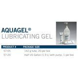 Aquagel® Lubricating Jelly 5 oz. Tube NonSterile (477267_EA) 1/EA