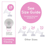 SpeCtra® Flange For Spectra S2, S1, S9, M1, DEW 350 Breast Pumps (1039428_EA) 1/EA