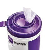 Super Sani-Cloth® Surface Disinfectant Cleaner Premoistened Germicidal Manual Pull Wipe 75 Count Canister Alcohol Scent NonSterile (1207552_CS) 450/CS