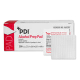 PDI® Alcohol Prep Pad 70% Strength Isopropyl Alcohol Individual Packet Medium Sterile (173778_CS) 4000/CS