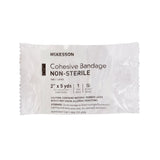 McKesson Cohesive Bandage 2 Inch X 5 Yard Self-adherent Closure Tan NonSterile Standard Compression (464152_CS) 36/CS