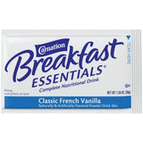 Carnation Breakfast Essentials® Oral Supplement French Vanilla Flavor Powder 1.26 oz. Individual Packet (810730_CS) 60/CS