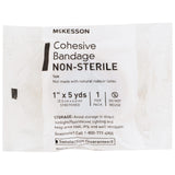 McKesson Cohesive Bandage 1 Inch X 5 Yard Self-Adherent Closure Tan NonSterile Standard Compression (520550_EA) 1/EA