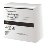 Wings™ Plus Disposable Underpad 30 X 30 Inch Fluff / Polymer Heavy Absorbency (854097_BG) 10/BG