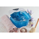 HoMedics® Salt-N-Soak Pro Foot Bath with Heat Boost Blue / White Plastic (1253808_CS) 2/CS