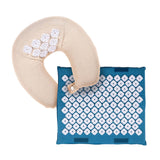 Kanjo Acupressure Travel Set Foot Mat: 1 X 14 X 16 Inch / Neck Pillow: 5 X 12 X 13 Inch (1243948_EA) 1/EA