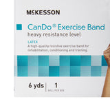 McKesson CanDo® Exercise Resistance Band Blue 5 Inch X 6 Yard Heavy Resistance (1073306_EA) 1/EA