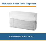 McKesson Paper Towel Dispenser Clear Plastic Wall Mount (869647_EA) 1/EA