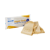 Dynarex Slipper Socks Unisex Adult X-Large Single Tread Single Patient Use Beige (826646_CS) 48/CS