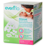 Evenflo Advanced Breast Pump Replacement Parts Kit For Double Electric Breast Pump (1041161_EA) 1/EA