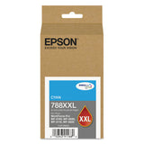Epson® T788XXL220 (788XXL) DURABrite Ultra XL PRO High-Yield Ink, Cyan (EPST788XXL220) Each