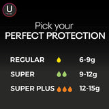 U by Kotex® Click® Tampon Regular Absorbency Plastic Applicator Individually Wrapped (1184198_PK) 16/PK
