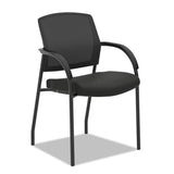 HON Lota Series Guest Side Chair, 23" x 24.75" x 34.5", Black Seat/Black Back, Black Base (HON2285VA10) Each