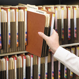 Smead™ Redrope Drop-Front End Tab File Pockets, Fully Lined 6.5" High Gussets, 3.5" Expansion, Legal Size, Redrope/Brown, 10/Box (SMD74681) Pack of 10