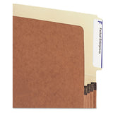 Smead™ Redrope Drop-Front End Tab File Pockets, 3.5" Expansion, Legal Size, Redrope, 10/Box (SMD74624) Pack of 10