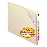Smead™ End Tab Jackets with Reinforced Tabs, Straight Tab, Letter Size, 11-pt Manila, 100/Box (SMD75700) Pack of 100