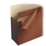 Smead™ Heavy-Duty Redrope End Tab TUFF Pockets, 3.5" Expansion, Letter Size, Redrope, 10/Box (SMD73780) Pack of 10
