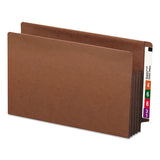 Smead™ Heavy-Duty Redrope End Tab TUFF Pockets, 3.5" Expansion, Legal Size, Redrope, 10/Box (SMD74780) Pack of 10