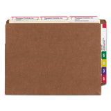 Smead™ Heavy-Duty Redrope End Tab TUFF Pockets, 5.25" Expansion, Letter Size, Redrope, 10/Box (SMD73790) Pack of 10