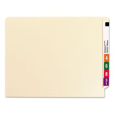 Smead™ Heavyweight Manila End Tab Folders, 9.5" High Front, Straight Tabs, Letter Size, 0.75" Expansion, Manila, 100/Box (SMD24110) Box of 100
