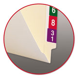 Smead™ Heavyweight Manila End Tab Folders, 9" High Front, Straight Tabs, Letter Size, 0.75" Expansion, Manila, 100/Box (SMD24109) Box of 100