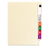 Smead™ Heavyweight Manila End Tab Expansion Folders, Straight Tabs, Letter Size, 1.5" Expansion, 50/Box (SMD24275) Box of 50