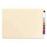Smead™ End Tab Fastener Folders with Reinforced Straight Tabs, 11-pt Manila, 2 Fasteners, Legal Size, Manila Exterior, 50/Box (SMD37115) Box of 50