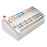 Smead™ A-Z Color-Coded End Tab Filing Labels, A-Z, 1 x 1.25, White, 500/Roll, 26 Rolls/Box (SMD67070) Box of 13000