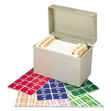 Smead™ AlphaZ Color-Coded Labels Starter Set, A-Z, 1 x 1.63, Assorted, 10/Sheet, 220 Sheets/Box (SMD67170) Box of 2200