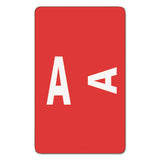 Smead™ AlphaZ Color-Coded Second Letter Alphabetical Labels, A, 1 x 1.63, Red, 10/Sheet, 10 Sheets/Pack (SMD67171) Pack of 100