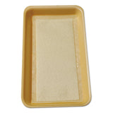 International Tray Pads Meat Tray Pads, 6 x 4.5, White/Yellow, Paper, 1,000/Carton (ITRTA1341108) Case of 2000