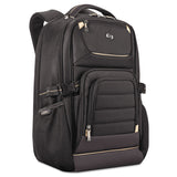 Solo Pro Backpack, Fits Devices Up to 17.3", Polyester, 12.25 x 6.75 x 17.5, Black (USLPRO7424) Each