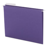 Smead™ Color Hanging Folders with 1/3 Cut Tabs, Letter Size, 1/3-Cut Tabs, Purple, 25/Box (SMD64023) Box of 25
