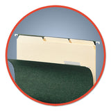 Smead™ Interior File Folders, 1/3-Cut Tabs: Assorted, Letter Size, 0.75" Expansion, Manila, 100/Box (SMD10230) Box of 100