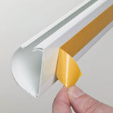 D-Line® Decorative Desk Cord Cover, 60" x 2" x 1" Cover, White (DLNR5FT5025W) Each