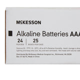 McKesson Alkaline Battery AAA Cell 1.5V Disposable 24 Pack (854614_EA) 1/EA