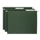 Smead™ Poly Index Tabs and Inserts For Hanging File Folders, 1/3-Cut, White/Clear, 3.5" Wide, 25/Pack (SMD64615) Pack of 25