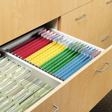 Smead™ Steel Hanging Folder Drawer Frame, Legal Size, 23" to 27" Long, Gray, 2/Pack (SMD64873) Pack of 2