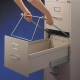 Smead™ Steel Hanging Folder Drawer Frame, Legal Size, 23" to 27" Long, Gray, 2/Pack (SMD64873) Pack of 2