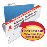 Smead™ Viewables Hanging Folder Tabs and Labels, Complete Bulk Pack Refill, 1/3-Cut, Assorted Colors, 3.5" Wide, 100/Box (SMD64910) Each