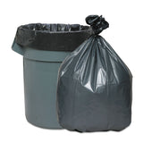 Platinum Plus® Can Liners, 60 gal, 1.55 mil, 39" x 56", Gray, 5 Bags/Roll, 5 Rolls/Carton (WBIPLA5525) Carton of 25