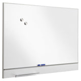 Iceberg Polarity Magnetic Dry Erase White Board, 48 x 32, White Surface, Silver Aluminum Frame (ICE31240)