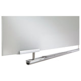 Iceberg Clarity Glass Dry Erase Board with Aluminum Trim, 48 x 36, White Surface (ICE31140) Each