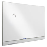 Iceberg Polarity Magnetic Dry Erase White Board, 72 x 46, White Surface, Silver Aluminum Frame (ICE31260)