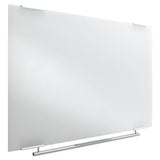 Iceberg Clarity Glass Dry Erase Board with Aluminum Trim, 60 x 36, White Surface (ICE31150) Each