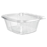Dart® ClearPac SafeSeal Tamper-Resistant/Evident Containers, Flat Lid, 16 oz, 4.9 x 2.5 x 5.5, Clear, Plastic, 100/Bag, 2 Bags/CT (DCCCH16DEF) Case of 200