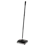 Rubbermaid® Commercial Floor and Carpet Sweeper, 44" Handle, Black/Gray (RCP421288BLA) Each