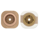 New Image™ Flat CeraPlus™ Ostomy Barrier Precut, Extended Wear Adhesive Tape Borders 1-3/4 Inch Flange Green Code 1-1/8 Inch Opening (1195894_BX) 5/BX