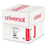 Universal® Printout Paper, 1-Part, 0.5" Standard Perforation, 20 lb Bond Weight, 9.5 x 11, White, 2,400/Carton (UNV15802) 1 Ream